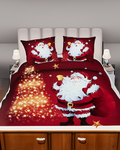 Royalfashion Weihnachtsbettwäsche 140x200 4er Set