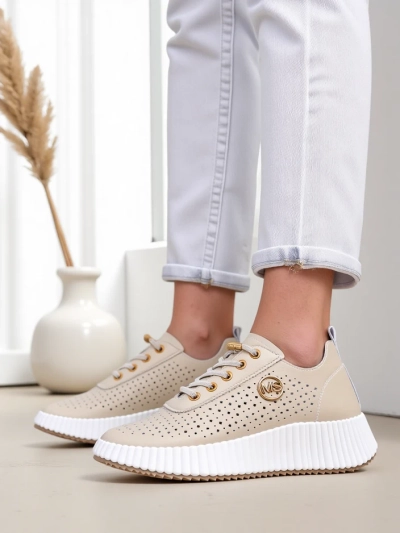 Royalfashion Damen sportliche Schnürsneaker Jovenes