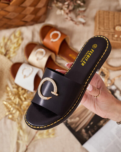 Royalfashion Omerta Damen Flip-Flops mit flacher Sohle