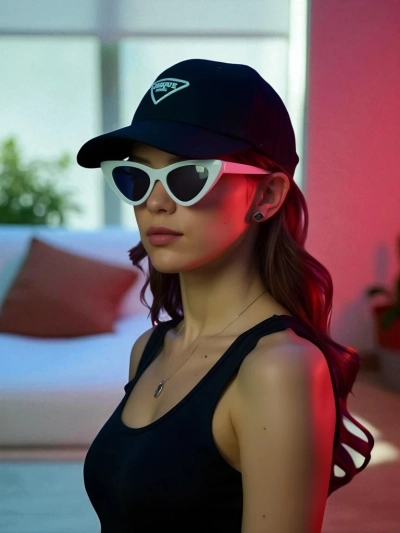 Royalfashion Cap mit Patch Flash Cap