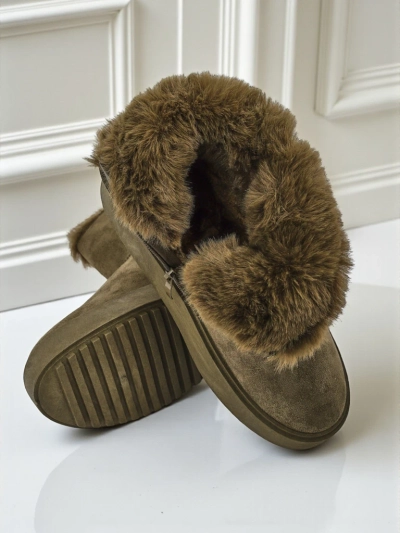 Royalfashion Короткі жіночі черевики a'la снігоходи Aurelia Classico