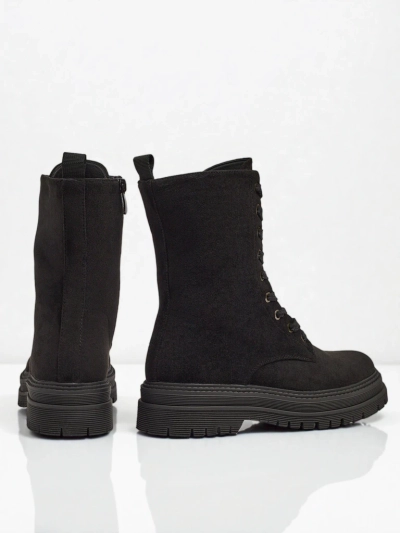 Damen Eco-Wildleder Worker Boots Molistea