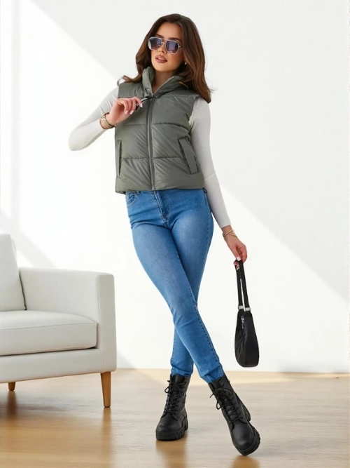 Royalfashion Жіночий короткий жилет