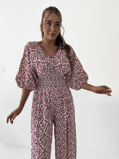 Royalfashion Gemusterter Damen-Overall