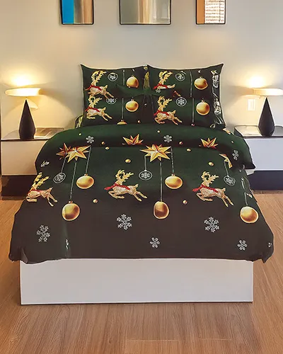 Royalfashion Weihnachtsbettwäscheset 160x200 komplett 3-TEILE