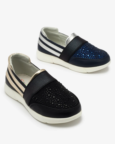 Marineblaue Kinder-Slipper Ciarala - Footwear