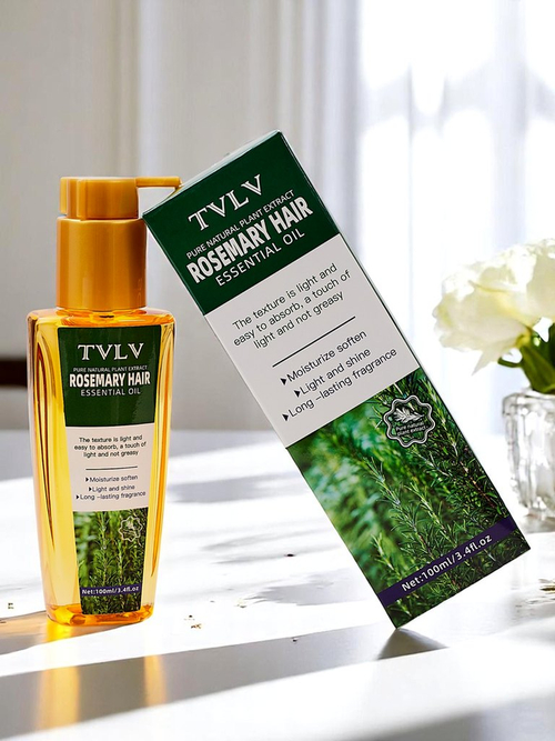 Олія для волосся з розмарином зволожує та пом'якшує волосся