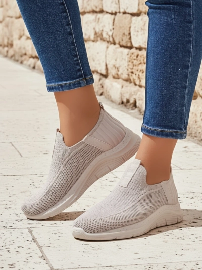 Damen-Sneakers Livia Bianco – Mesh-Schuhe für Sommer und Frühling
