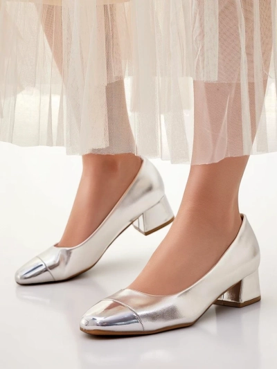 Royalfashion Damen Pumps mit niedrigem Absatz Penolle