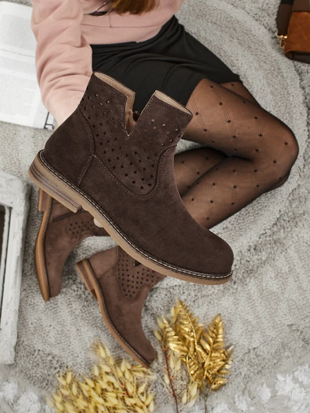 Damen Stiefeletten aus Naturleder Rito