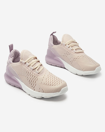 OUTLET Royalfashion Hellrosa Damen-Sportschuhe aus Stoff Tayrio