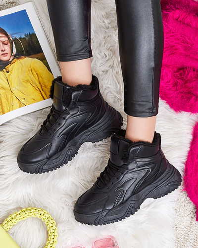 Royalfashion Forraffi pelzisolierte Damen-Sneakers