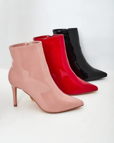 Royalfashion Damen Stiefeletten mit hohem Absatz Lesefe