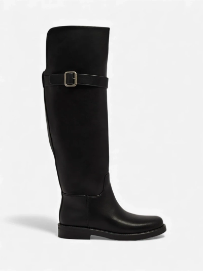 Damen Overknee Stiefel aus Öko-Leder Denivra