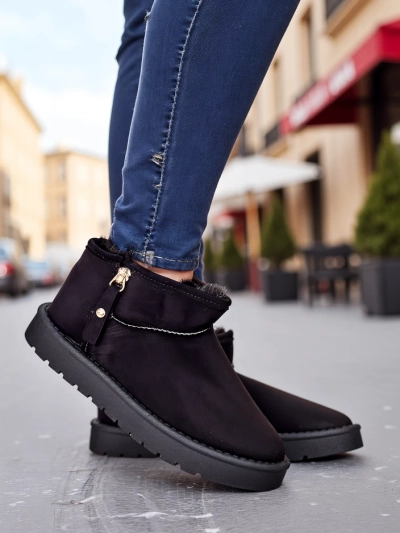 Royalfashion Kurzstiefel, die den Damen Schneestiefeln ähneln Fefoz