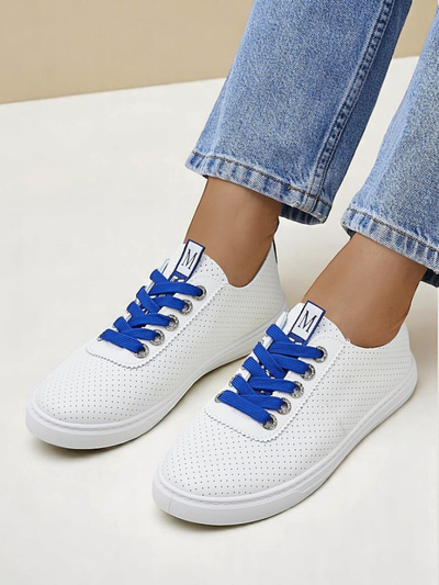 Royalfashion Damen-Eco-Leder-Sneaker Next Step