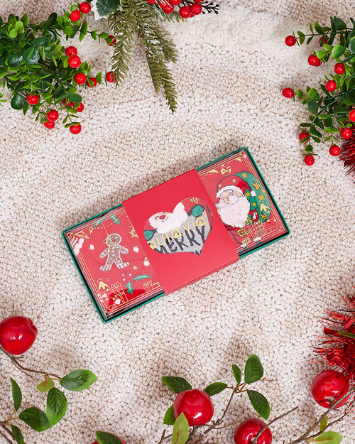 Шкарпетки різдвяні Royalfashion в коробці 3/уп