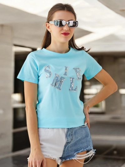 Royalfashion Damen Baumwollbluse mit der Aufschrift