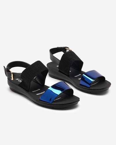 Темно-сині жіночі босоніжки Loqui