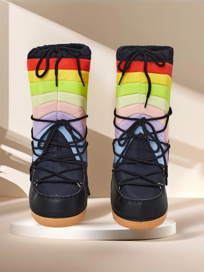 Royalfashion Damen Schneeboot-Stil Schuhe Tencce