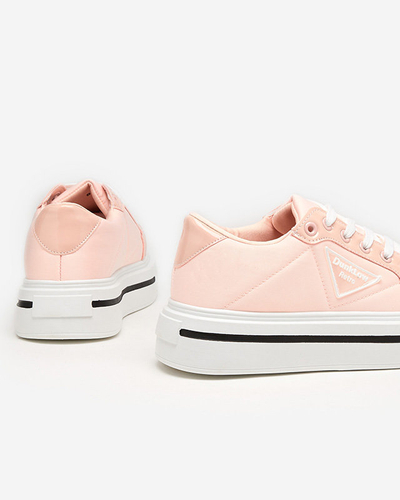 Hellrosa Sportschuh für Damen mit dickerer Sohle Rall- Footwear