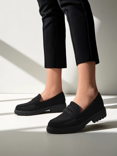 Royalfashion Damen Loafer mit Perforationen Filoz