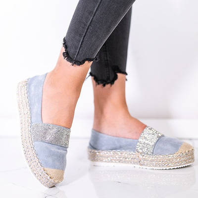 Blaue Espadrilles mit Zirkonia Anasdiea - Footwear 1