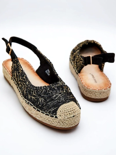 Royalfashion Damen-Espadrilles mit dekorativer Stickerei
