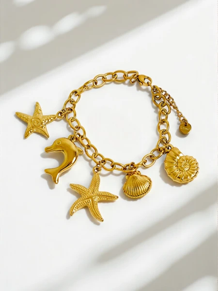 Halskette Solaria Lunae Aurelia – mit Sonne- und Mond-Anhängern