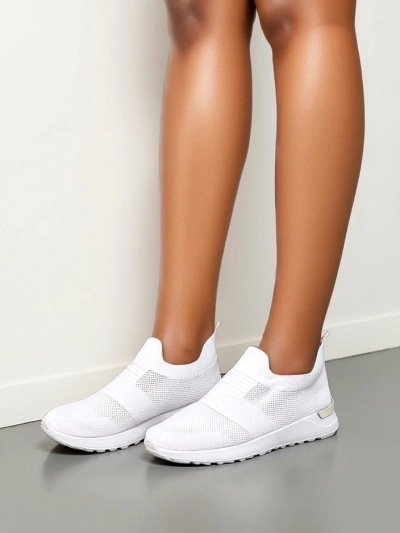 Royalfashion Damen Slip-On Stoff Sportschuhe Satet