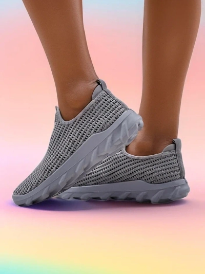 Royalfashion Damen Slip-On Stoff Sportschuhe Erra