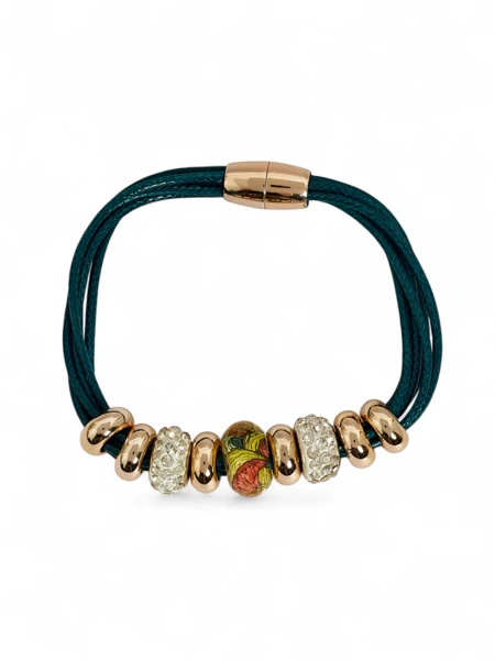 Damenarmband mit Perlen und Zirkonia