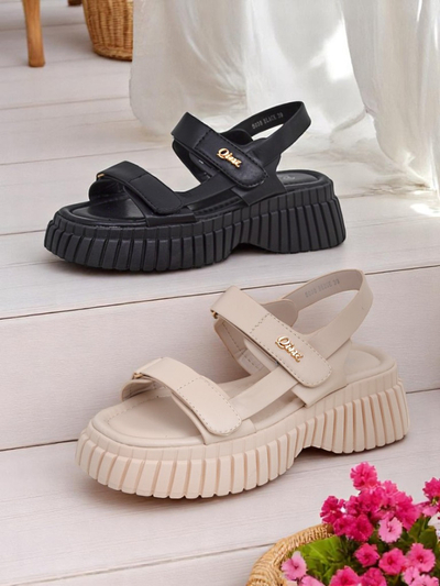 Royalfashion Damen-Sandalen mit dickerer Sohle Hortez