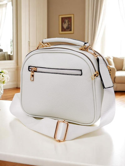 Royalfashion Kleine Damenhandtasche aus Ökoleder Lena