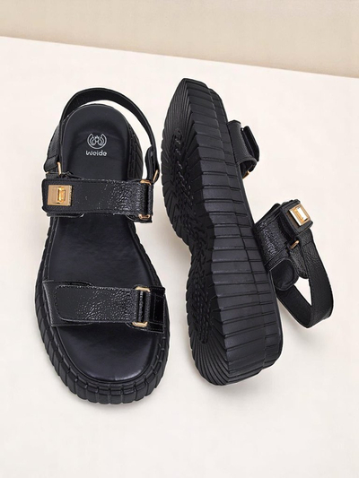 Royalfashion Damen-Sandalen mit dicker Sohle Aganda