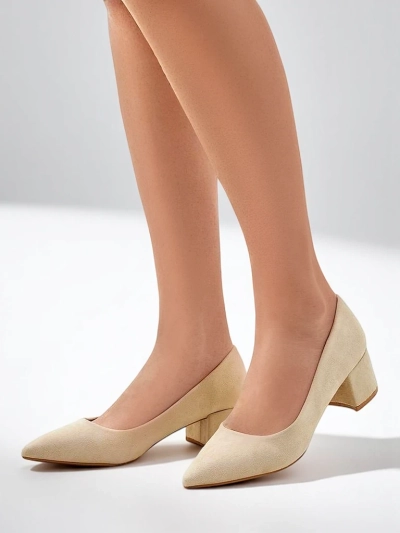 Royalfashion Frauen Pumps mit niedrigem Absatz Bosanna