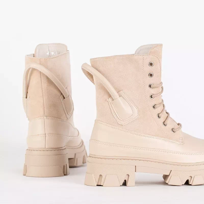 OUTLET Beige isolierte Damentaschen Emilla - Schuhe