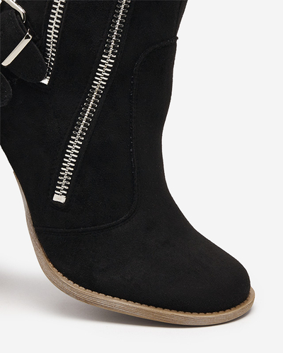 Damenstiefel auf der Post in Schwarz Ferrgo- Footwear