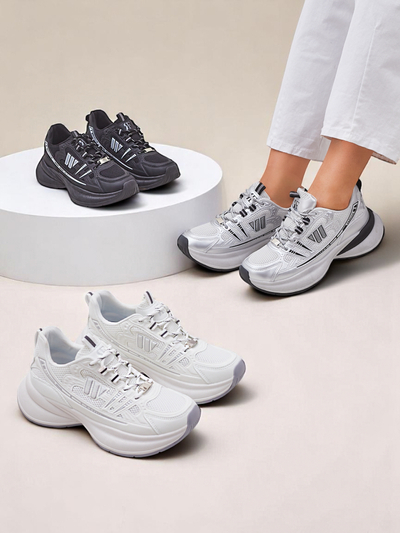 Royalfashion Damen Sportsneaker auf einer dickeren Sohle Roality