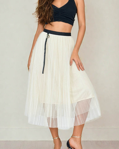 Royalfashion Doppellagiger Midirock für Damen