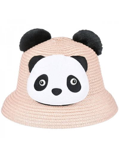 Royalfashion Strohhut für Kinder Panda
