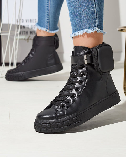 Schwarze Damen-Sportschuhe mit Etui Efiffe- Footwear