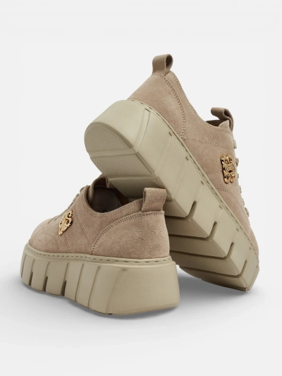 Sportliche Damen-Sneakers aus Naturleder Renos