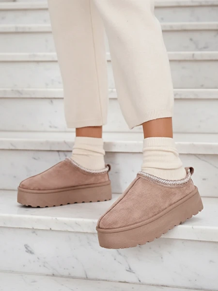 Royalfashion Damen Zommy Kurzstiefel a'la Schneestiefel