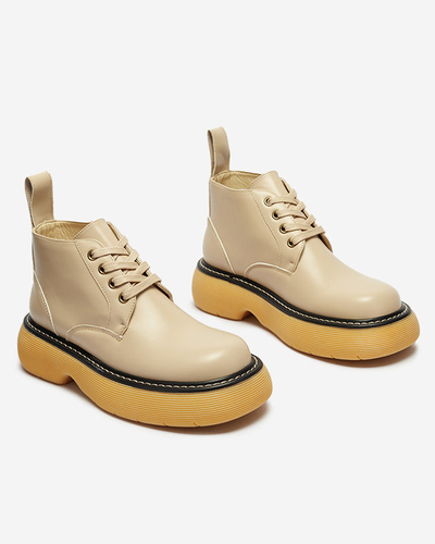 Damenstiefel in Beige Tarraf- Footwear