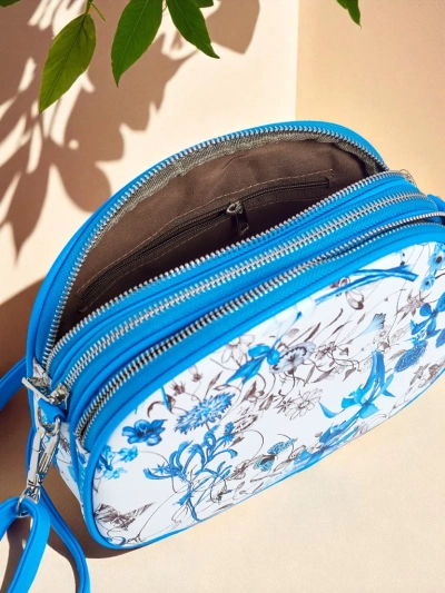 Royalfashion Kleine Damenhandtasche aus Ökoleder Floriana