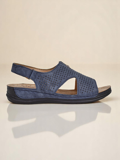 Royalfashion Damensandalen mit Cut-out Leminni