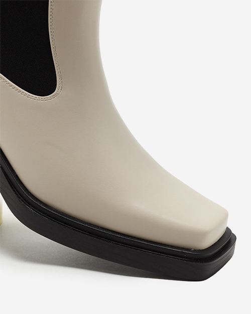 Бежеві жіночі чоботи Darran