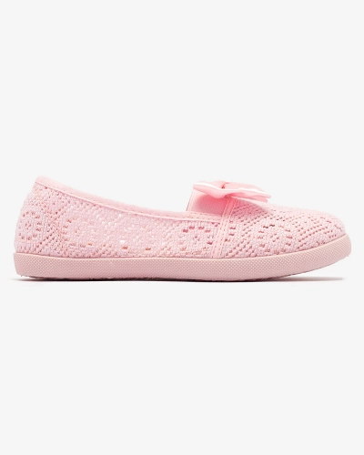 Rosa Mädchen-Slipper mit Schleife Sweet Life - Footwear