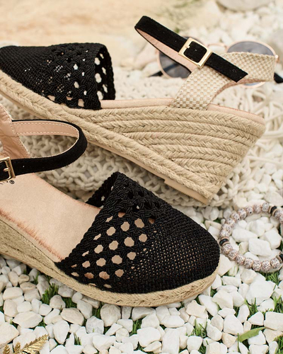 Royalfashion Damen Sintoles Espadrilles auf einem Absatz